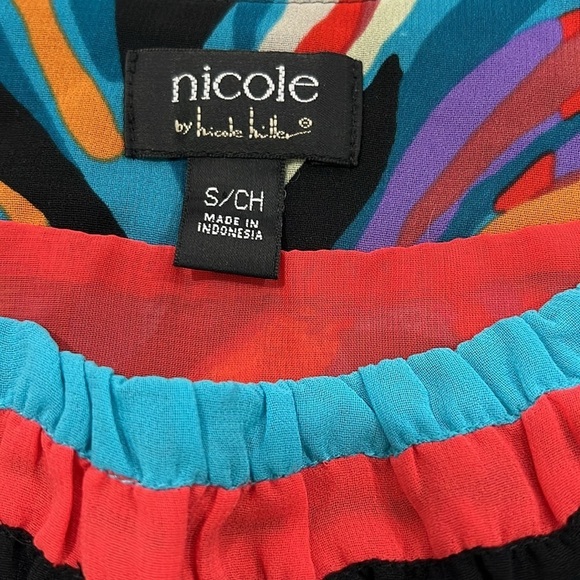 NICOLE Nicole Miller tri strap tank - Picture 6 of 9